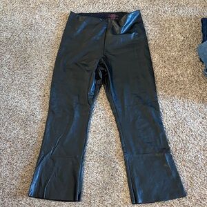 Commando Black Faux Leather Pants